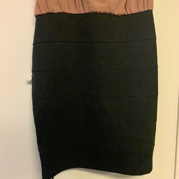 TopShop Bandage Dress w/ Sequinned Blush Blouse - Picture 9 of 16